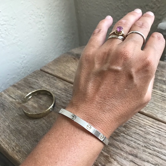 Jewelry - Gold plated love bracelet cuff